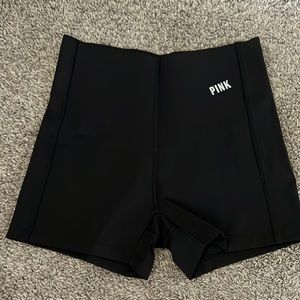 Pink Active elastic/polyester shorts